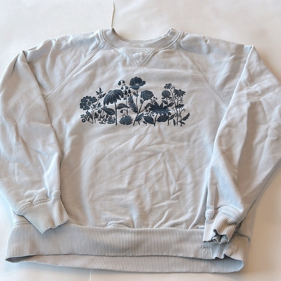 American Eagle Outfitters Sweaters - American Eagle Floral Navy Sweater
